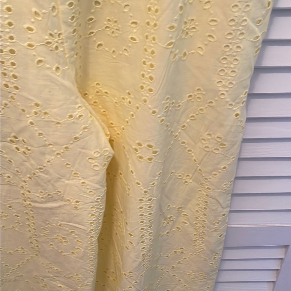 Calypso St. Barth Yellow Wide Leg Pants - Picture 4 of 11